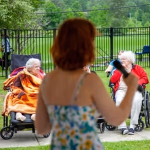 Opera Company of Middlebury's Teen Singers Serenade Seniors in Summer Concert Series