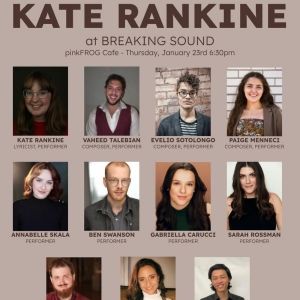 BREAKING SOUND To Kick Off 2025 With New Works By Kate Rankine And Collaborators
