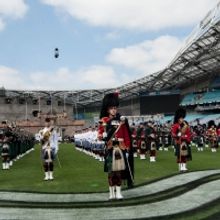 Anz Stadium Rings With The Sound Of Bagpipes and Drums As Record-Breaking Production 
