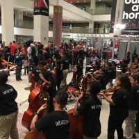 Paterson Music Project Performs At Prudential Center For NJ Devils Game