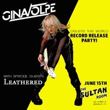 Gina Volpe (Lunachicks) to Headline The Sultan Room for Album Release Party
