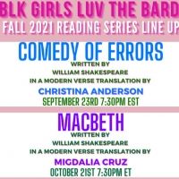 Blk Girls Luv the Bard Announces 2021 Fall Virtual Reading and Community…