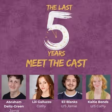 Cast and Creative Team Set for THE LAST FIVE YEARS at Oil Lamp Theater