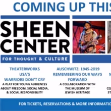 The Sheen Center Releases Upcoming Schedule