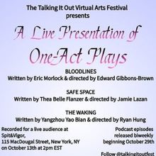 TALKING IT OUT FESTIVAL Returns With Live Recording Of New Audio Drama Series