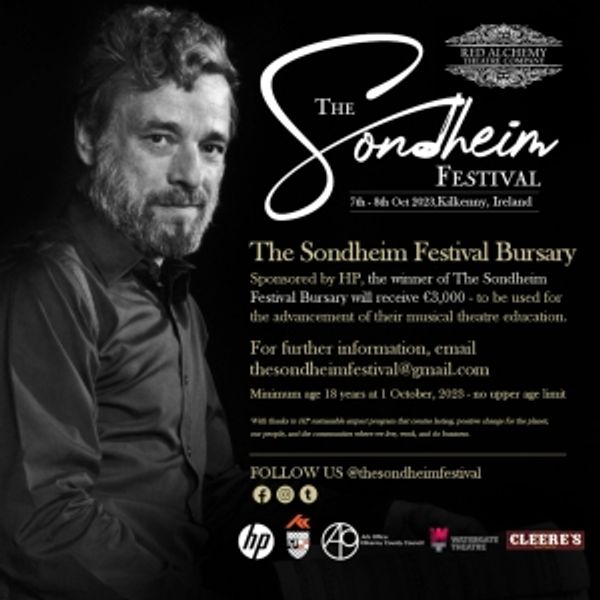 Apply Now for The Sondheim Festival Bursary and Win €3,000 Photo
