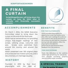 Script2Stage2Screen To Cease Operations in June