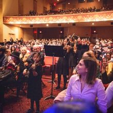 Elisabeth Morrow School Students Perform At Itzhak Perlman Concert At BergenPAC 