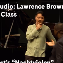 Video: Lawrence Brownlee Leads SongStudio Master Class on Schubert at Carnegie Hall