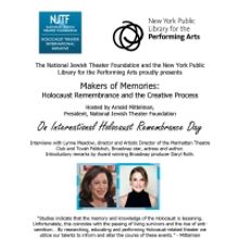 Tovah Feldshuh & Lynne Meadow To Be Honored By The NY Library Of Performing Arts