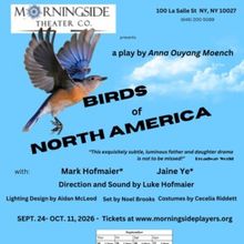 BIRDS OF NORTH AMERICA to Open Morningside Theater Co. 2026-27 Season