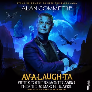 Alan Committie Brings New Solo Show AV-A-LAUGH-TA to Montecasino in March 2026