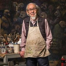 Kiyooka Ohe Arts Centre Honour Co-Founder Harry Kiyooka with The Second Annual Memori