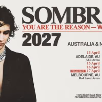 Photos: SOMBR to Add Extra Brisbane, Melbourne & Sydney Dates on YOU ARE THE REASON TOUR