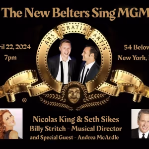 Andrea Mcardle Joins Seth Sikes and Nicolas King With Billy Stritch to Debut THE NEW…