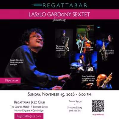 Laszlo Gardony to perform with sextet at Regattabar