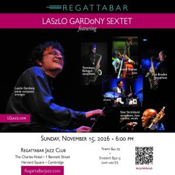 Laszlo Gardony to perform with sextet at Regattabar Photo