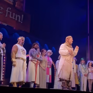 Must Watch: Cast of SPAMALOT Gives Hilarious Curtain Call Speech For BC/EFA Red…