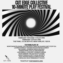 Cut Edge Collective Hosts Ten Minute Play Festival