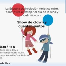 Con Teatro, Clown Y Cuentacuentos, La Escuela De Iniciación Artística No. 4 Celebra