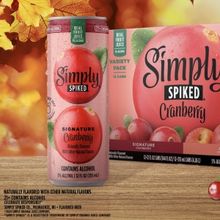 SIMPLY SPIKED® CRANBERRY-A Fall Favorite