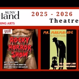 THE ROCKY HORROR SHOW and More Announced for SUNY Cortland Performing Arts…