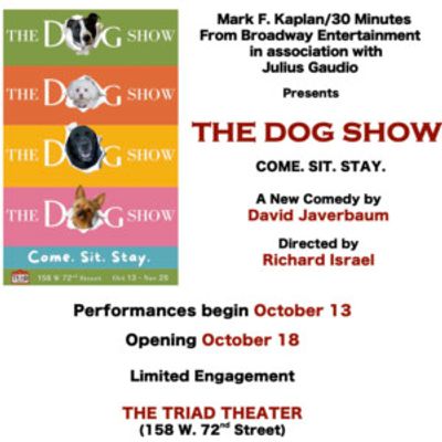 David Javerbaum's THE DOG SHOW is Coming to The Triad Theater