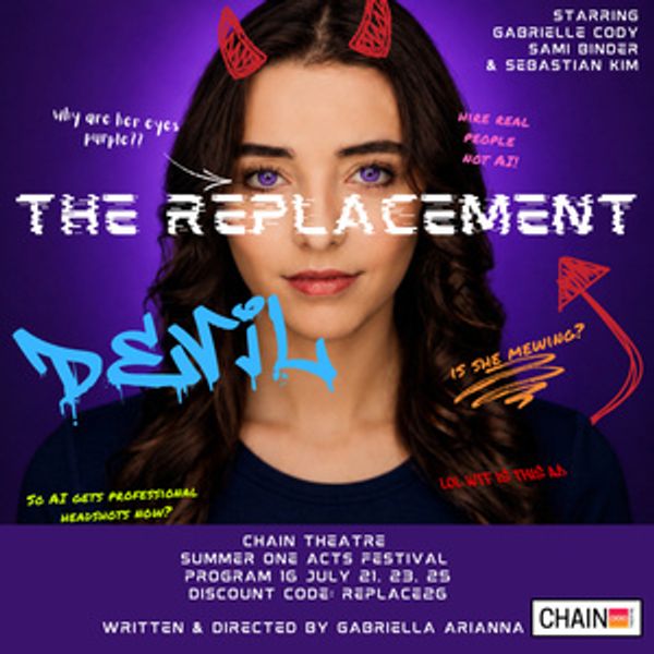THE REPLACEMENT to Premiere at Chain Theatre's Summer One-Act Festival Photo