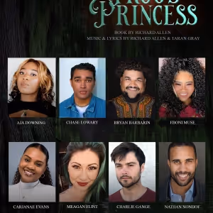 Cast Set for Allen & Gray's THE FROG'S PRINCESS at Old Town Temecula Theater