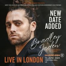 Bradley Jaden Sells Out Cadogan Hall and Adds Second Date