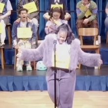 Video: Amber Riley Joins GLEE Co-Star Kevin McHale in SPELLING BEE