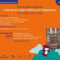 Presentarán Libro Con Los Trabajos Ganadores Del Premio Mario Molina De Literatura…