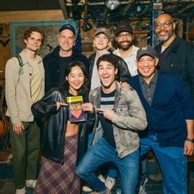 Photos: Darren Criss and Helen J. Shen Visit the Cast of Broadway's DEAD OUTLAW
