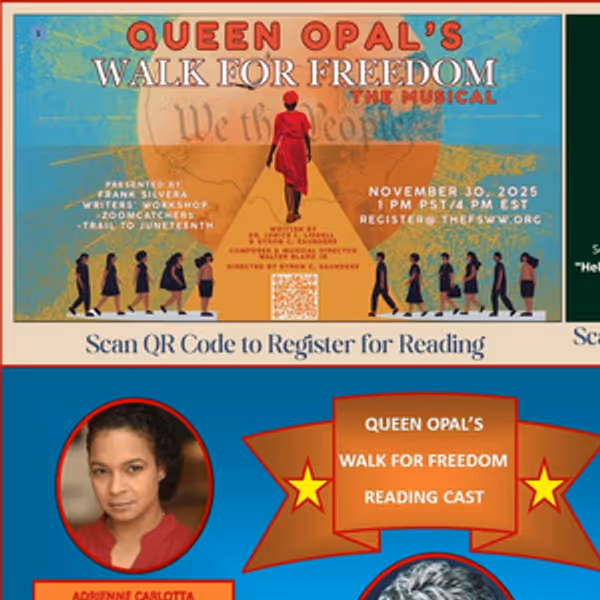 Frank Silvera Writers' Workshop to Present QUEEN OPAL'S WALK FOR FREEDOM Virtual Read Photo