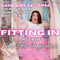 Lexi Schreiber to Present NYC Premiere of FITTING IN: TALES OF THE FAT INGENUE at…