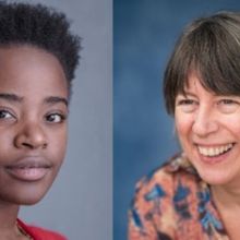 Full Cast Set for COW I DEER at Royal Court Theatre