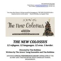 Actor's Gang Presents Special Performances Of NEW COLOSSUS January 14-15