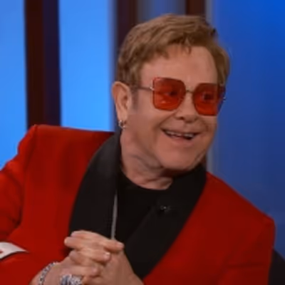 VIDEO: Elton John Talks About Letting Stevie Wonder Drive His Snowmobile on JIMMY KIMMEL LIVE!
