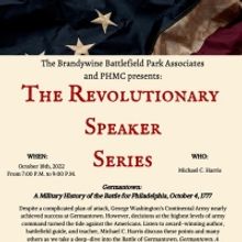 Brandywine Battlefield Park to Host Michael C. Harris for Revolutionary Speaker Serie