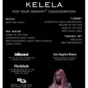 Kelela Submits NEW AVATAR for GRAMMY Consideration