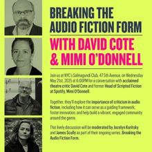 Mimi O'Donnell And David Cote Join BREAKING THE AUDIO FICTION FORM