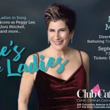 Marieann Meringolo Makes Boston Debut When HERE'S TO THE LADIES Plays The Club Cafe S