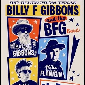 Billy F Gibbons and the BFG Band to Perform at the Southern Theatre In February