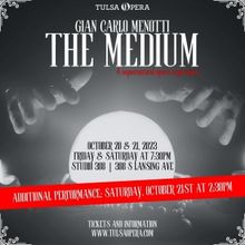 Tulsa Opera to Present Menotti's THE MEDIUM This Month