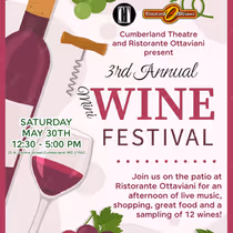 Cumberland Theatre Will Present 3rd Annual Mini Wine Festival