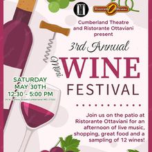 Cumberland Theatre Will Present 3rd Annual Mini Wine Festival