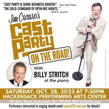 JIM CARUSO'S CAST PARTY Will Play Hackensack Performing Arts Center on October 28th
