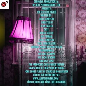 Genoveva Productions to Present THE SELFLESS SISTER at The Producers Club Theatre