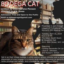 Desi Moreno-Penson's BODEGA CAT To Receive A Staged Reading At Houghton Hall