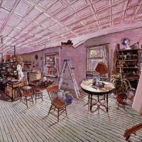 Trenton City Museum To Present PAINTING THE MOON AND BEYOND By Lois Dodd and Friends